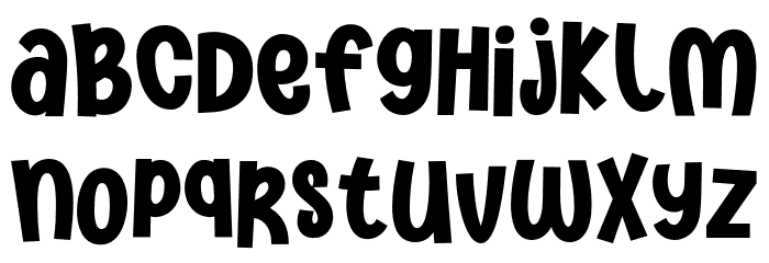Bestoom-Bold Font LOWERCASE