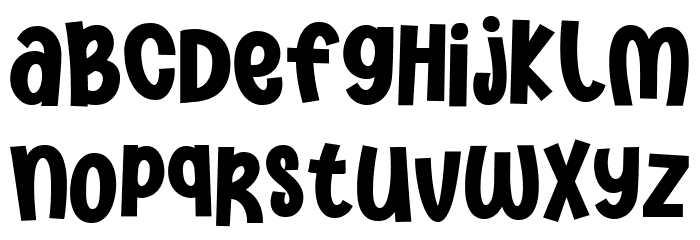 Bestoom Bold Font LOWERCASE
