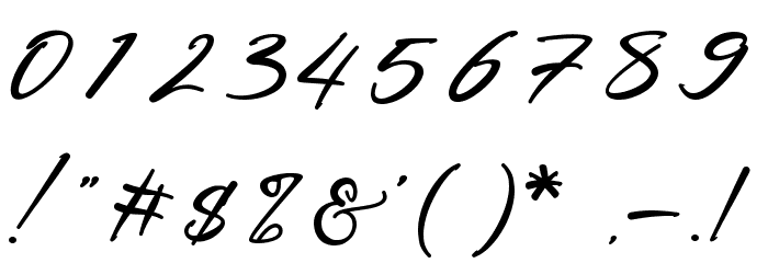 Bestowens family Font OTHER CHARS