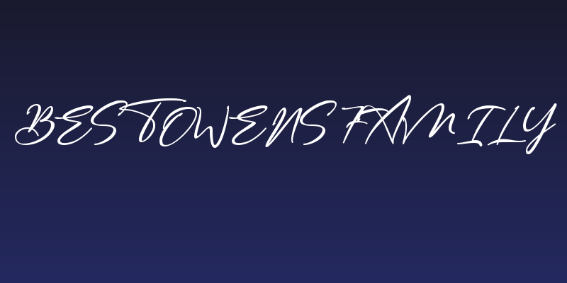 Bestowens family Social Header