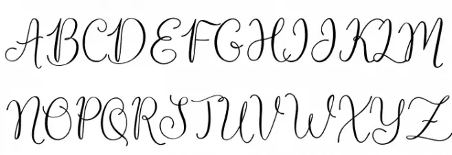Besttea Font UPPERCASE