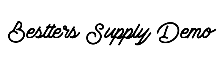 Bestters Supply Demo Шрифта