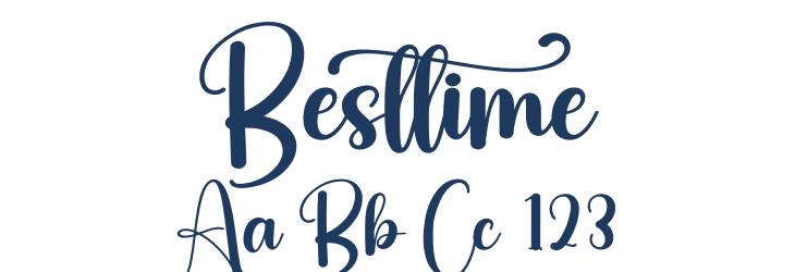 Besttime Font Preview