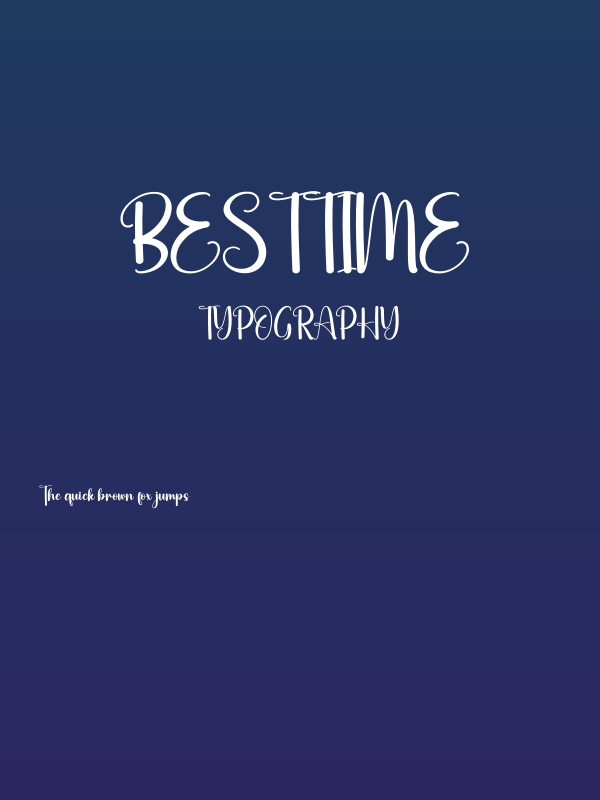 Besttime Poster