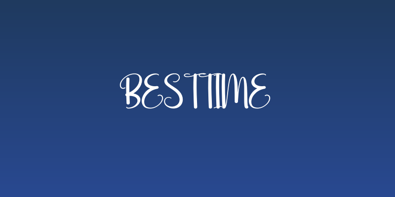 Besttime Social Header