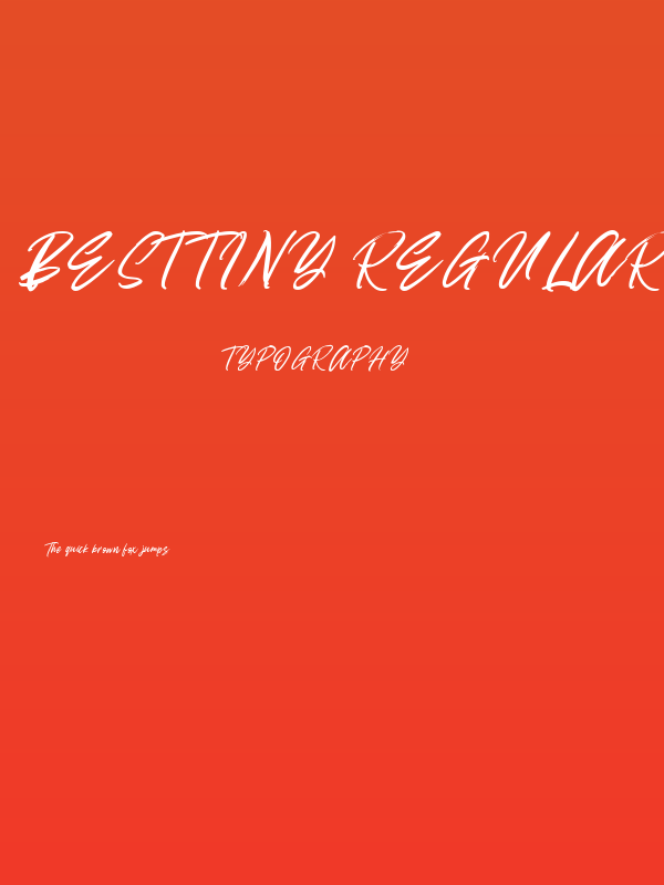 Besttiny Regular Poster