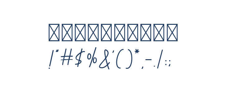 Besttones Bold Other Characters