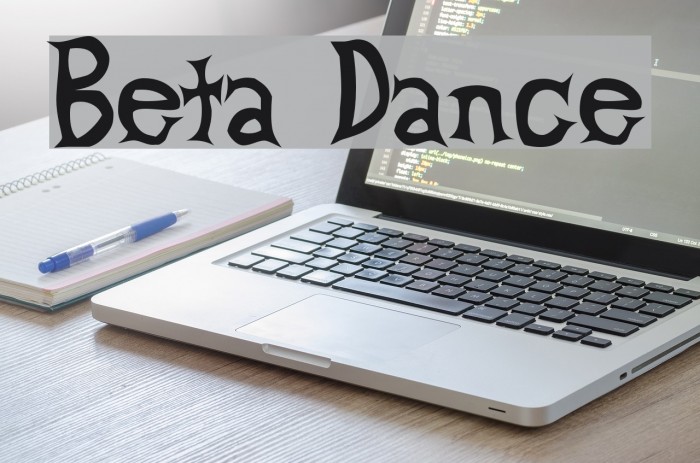 Beta Dance Font examples
