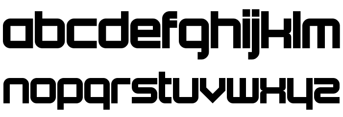 Beta Regular Font LOWERCASE