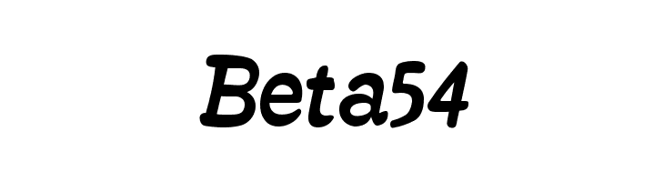Beta54 Font
