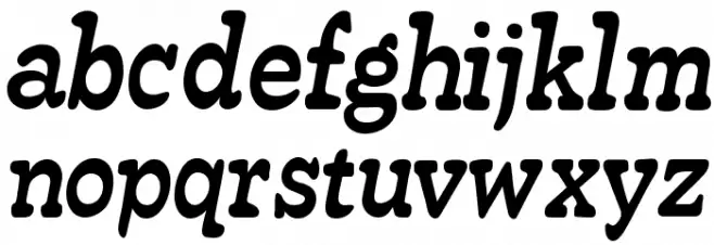 Beta54 फ़ॉन्ट लोअरकेस