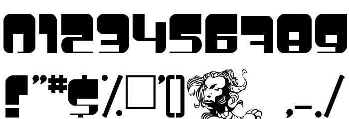 Betamorph Font OTHER CHARS