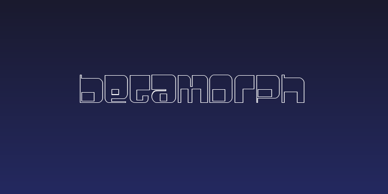 Betamorph Social Header
