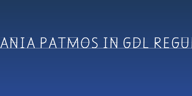 Betania Patmos In GDL Regular Social Header