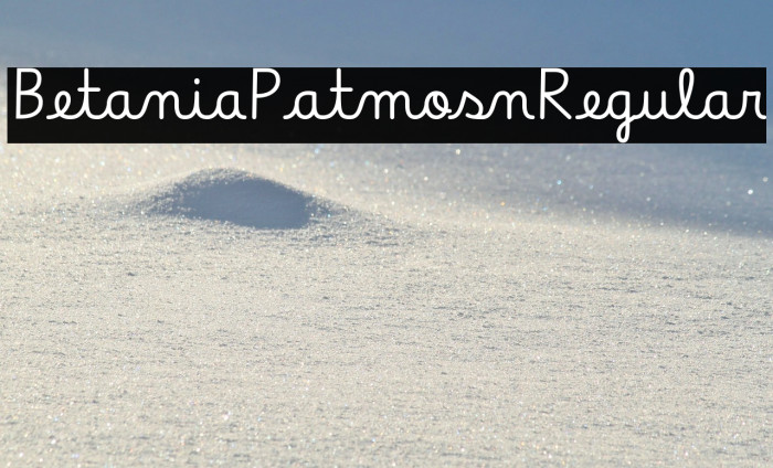 Betania Patmos In Regular Example 1