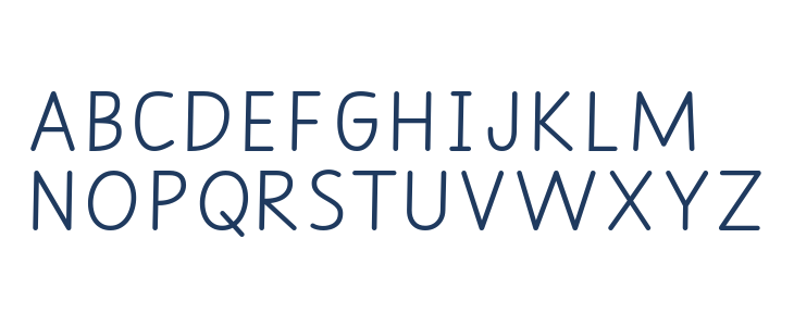 Betania Patmos Regular Uppercase