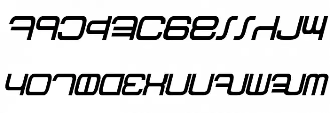 Betazed Bold Italic フォント 大文字