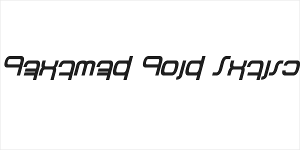 Betazed Bold Italic Logo