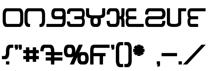 Betazed Bold Font OTHER CHARS