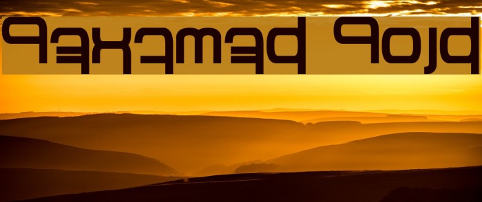 Betazed Bold Font examples