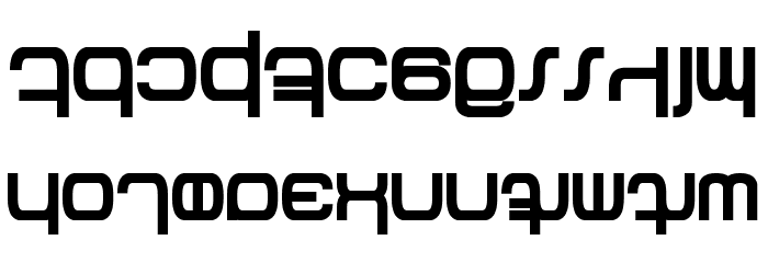 Betazed Bold Font LOWERCASE