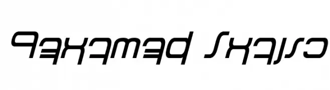 Betazed Italic  Fuentes Gratis Descargar