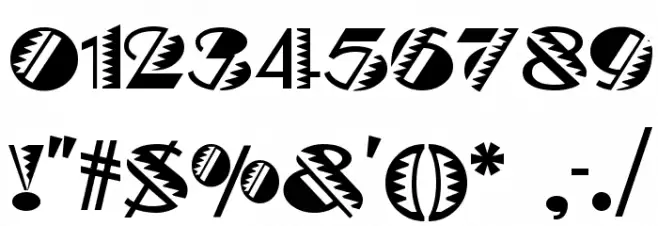 Bete Noir NF Font OTHER CHARS