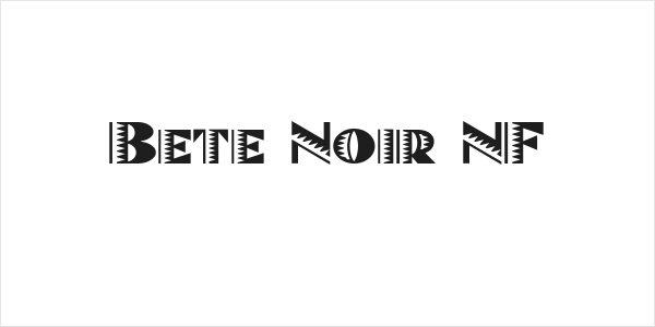 Bete Noir NF Logo