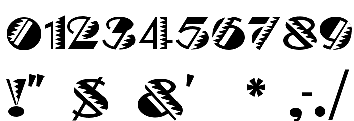 BeteNoirA Font OTHER CHARS