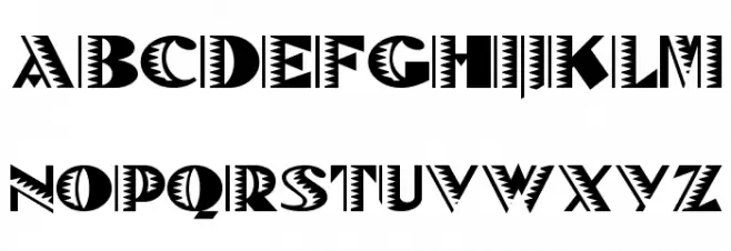 BeteNoirNF Font Litere mari