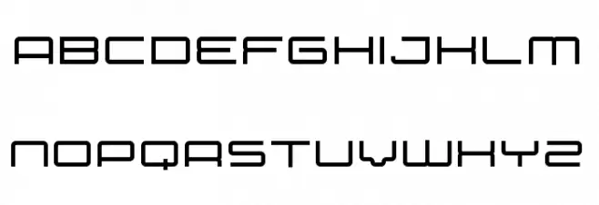 Betelgeuse Font UPPERCASE