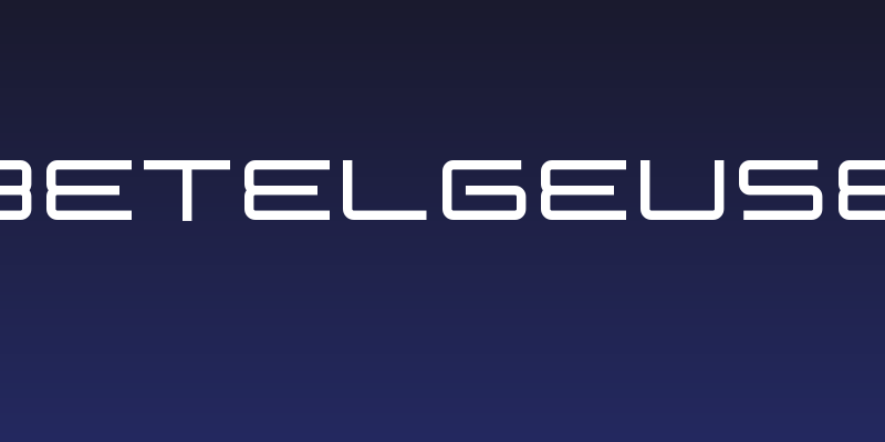 Betelgeuse Social Header