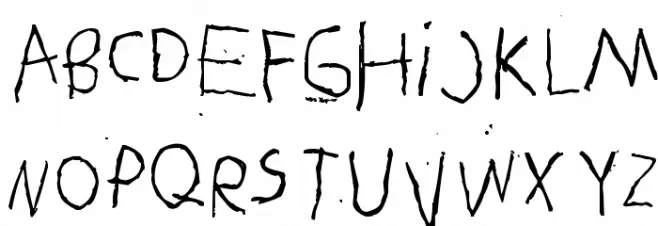 Betelgeuse Schriftart Groß