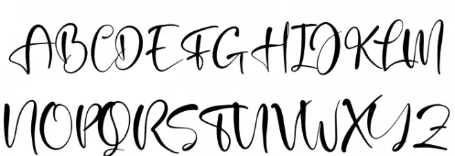 Beterdam Smith Schriftart Groß