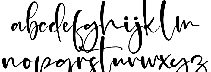 Beterdam Smith Font LOWERCASE