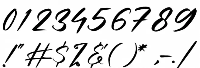 Beternite Limited Font OTHER CHARS