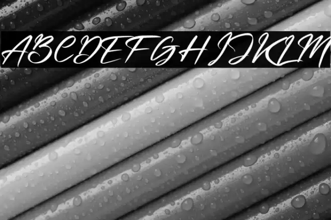 Beternite Limited Font examples