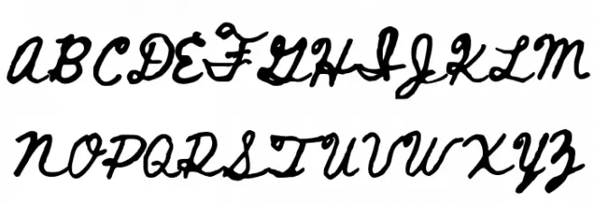 Beth Ellen 2 Schriftart Groß