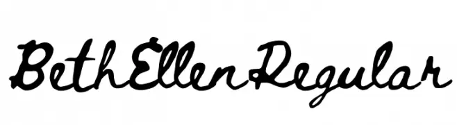 Beth Ellen Regular  Fuentes Gratis Descargar