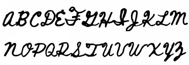 Beth Ellen Regular Шрифта ВЕРХНИЙ