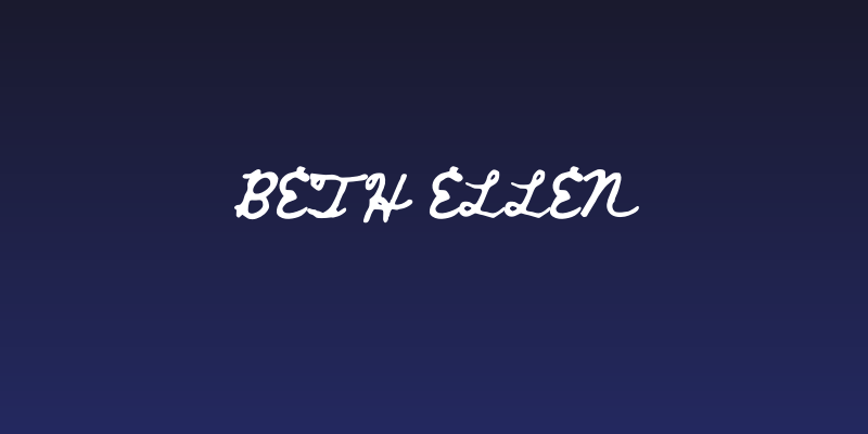 Beth Ellen Social Header