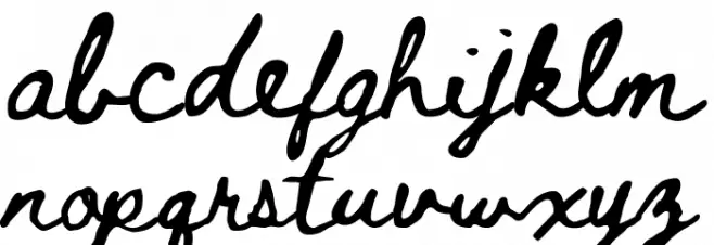 Beth Ellen Font LOWERCASE