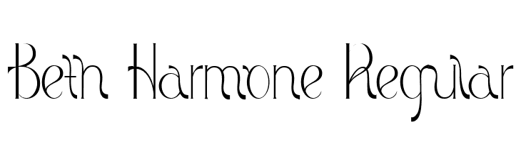 Beth Harmone Regular  免费字体下载