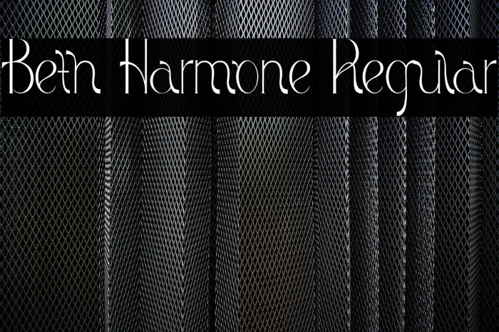Beth Harmone Regular Example 1