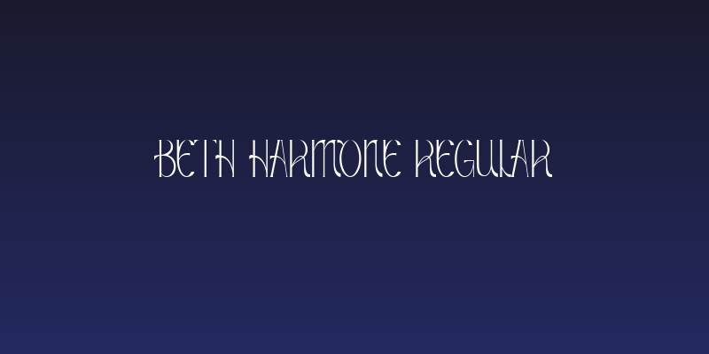 Beth Harmone Regular Social Header