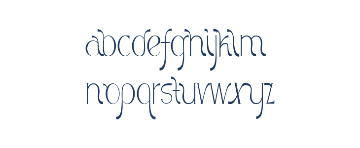 Beth Harmone Regular Lowercase