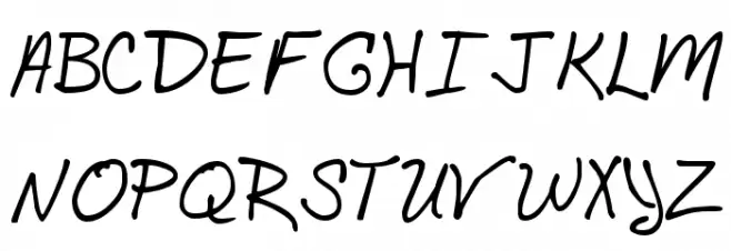 BethHand Regular Шрифта ВЕРХНИЙ