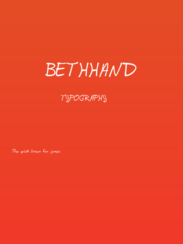 BethHand Poster