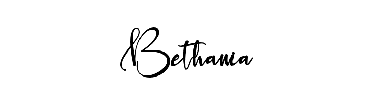 Bethania  Free Fonts Download