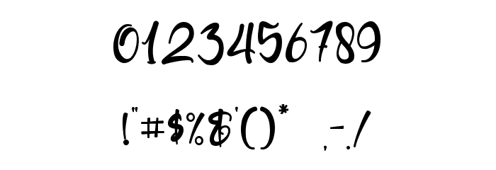 Bethania Font OTHER CHARS